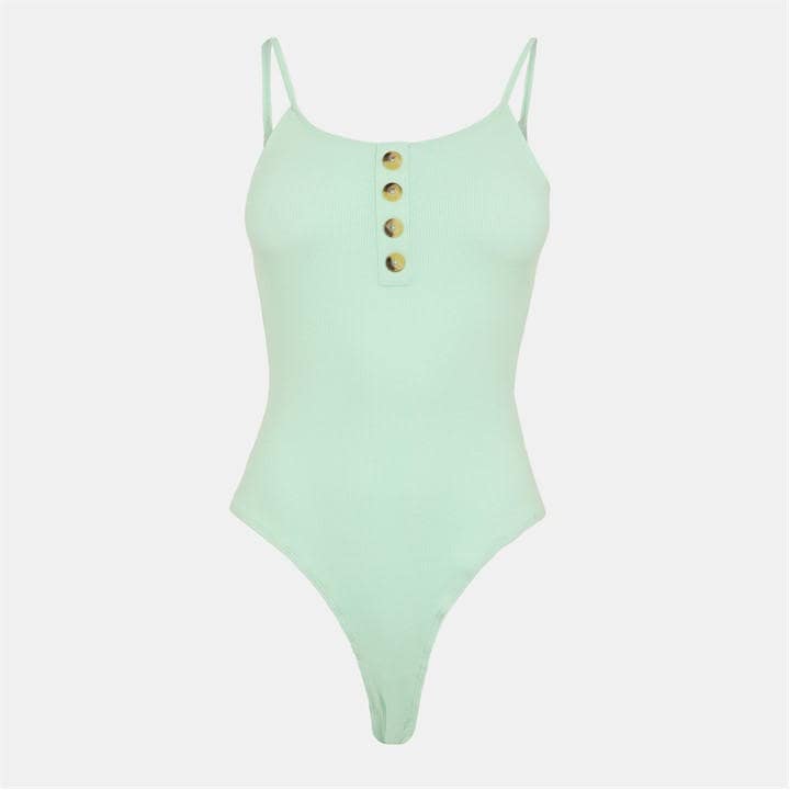 Brave Soul Trap Button Through Bodysuit