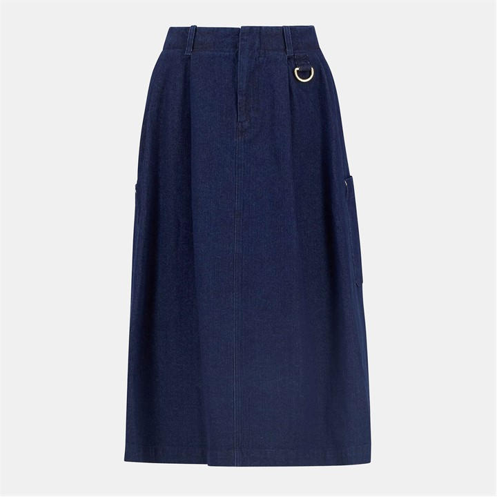 Barbour Women's Blue B.li Saima Dnm Skirt Ld62