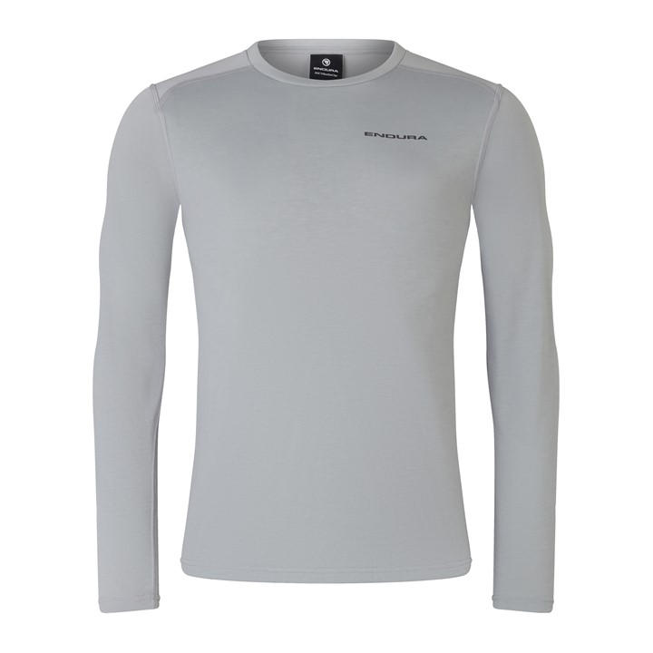 Endura Men's Grey Loop Ls Tech Large