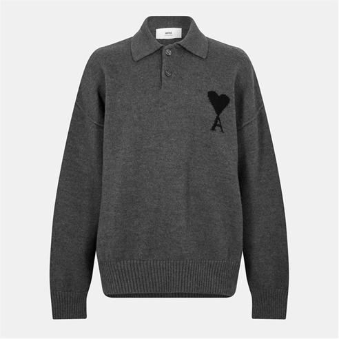 AMI PARIS - Men's Fine Knit Knitted Top