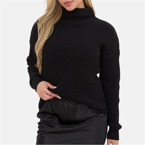 I Saw It First - High Neck Knit Jumper