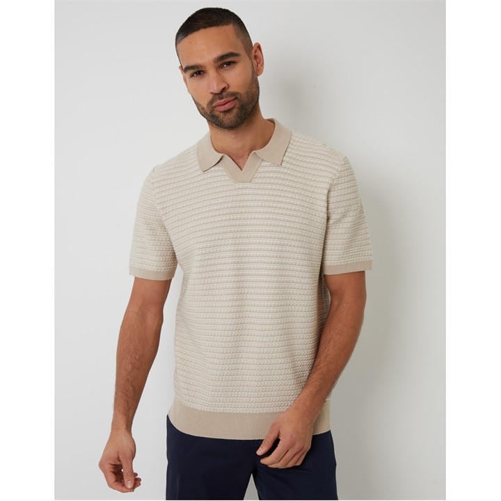 Threadbare Nordale Polo In Sand