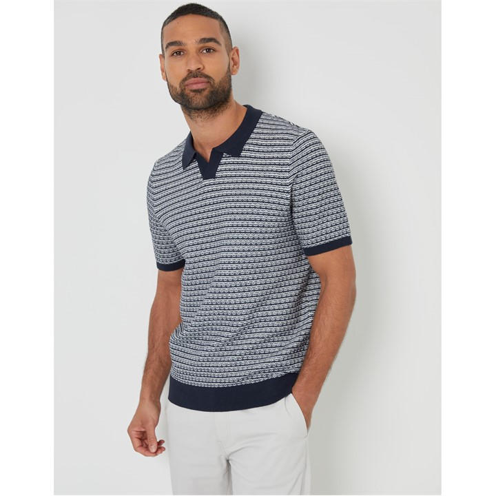 Threadbare Nordale Polo In Blue