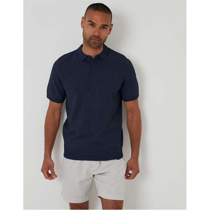Threadbare Ollerton Polo In Blue