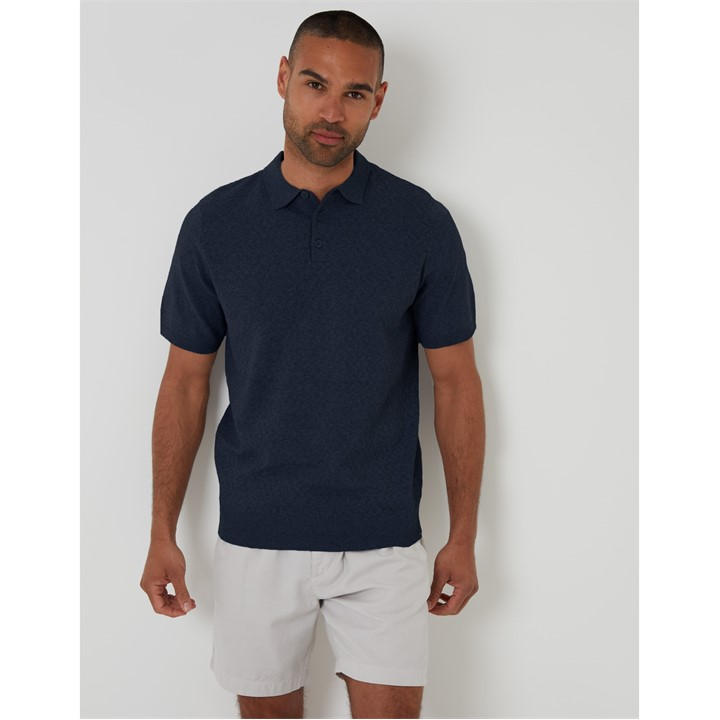 Threadbare Ollerton Polo In Blue