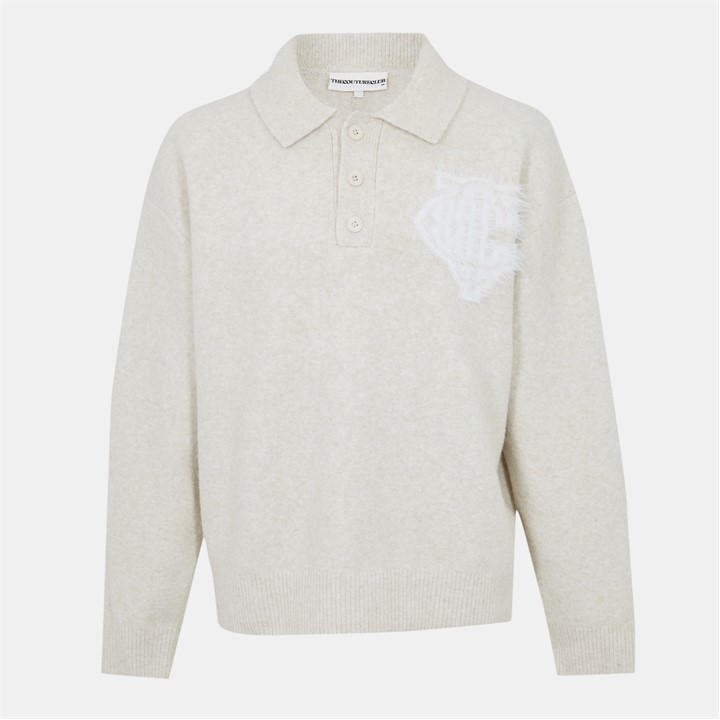 Black - THE COUTURE CLUB - Men's Textured Soft Knit Relaxed Fit Knitted Top