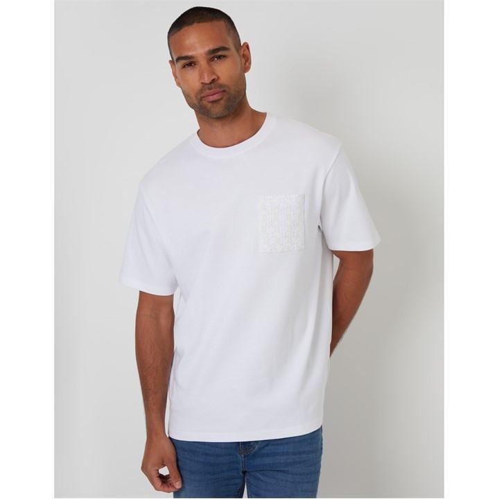 Threadbare Men's White Tee Hyde Extra Large