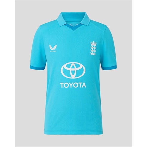 Castore - Unisex Kids 26/27 England Cricket ODI Shirt