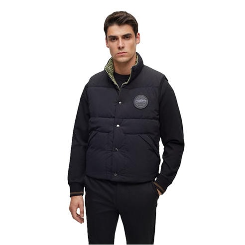 Boss - Men's Tailored Sleeveless Lightweight Gilet