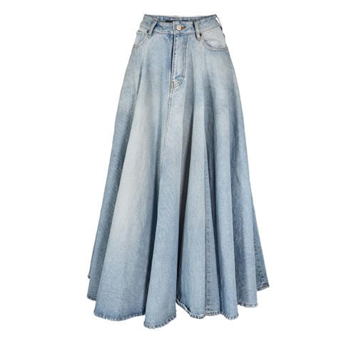 BALENCIAGA - Womens Godet Maxi Skirt