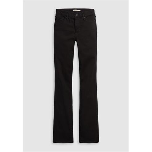 Levis - Women's Shaping Boot Soft Black Bootcut Jeans