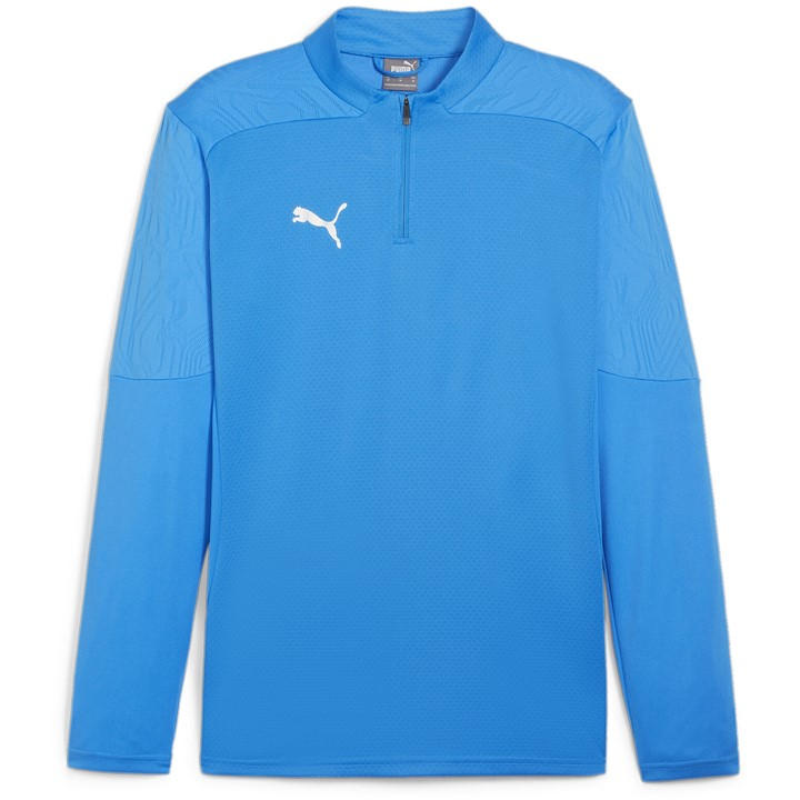Puma Men's Blue Teamfinal Training Quarter Zip Top Fleece 3XL