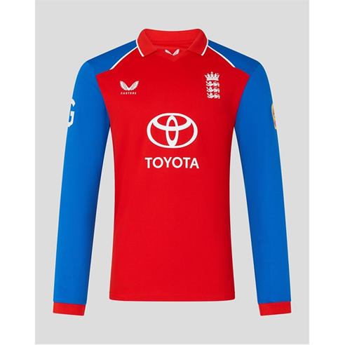 Castore - Mens 26/27 England Cricket T20 Long Sleeve Shirt