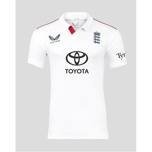 Castore - Mens 26/27 England Cricket Test Shirt
