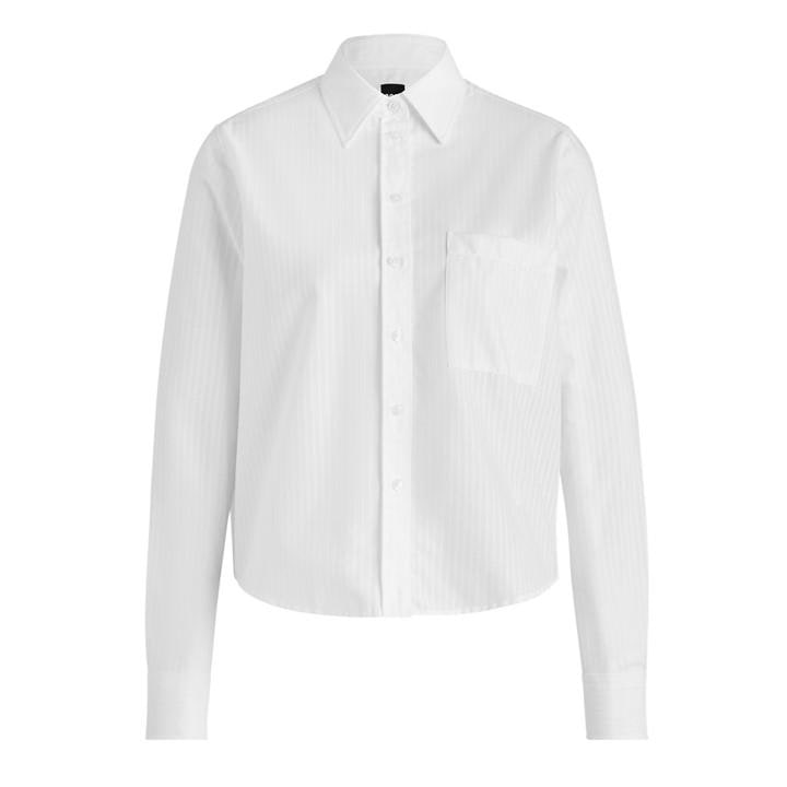HUGO BOSS WOMEN'S BRIELLE MONDAY PREMIUM POPLIN SHIRT