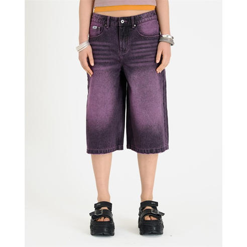 The Ragged Priest - Women's Lavender Release Denim Shorts