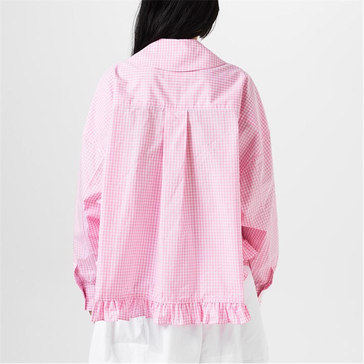 COMME DES GARCONS GIRL | Oversized Gingham Shirt | Patterned COMME DES GARCONS GIRL | Oversized Gingham Shirt | Patterned
