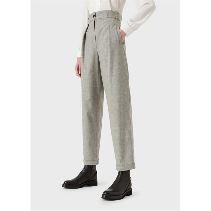 EMPORIO ARMANI DARTED TROUSERS