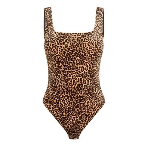 GOOD AMERICAN - Women's Tank Velvet Bodysuit