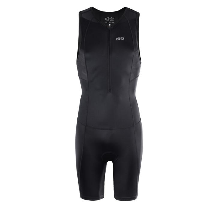 Dhb Men's Black Hydron Sleeveless Tri Suit Medium