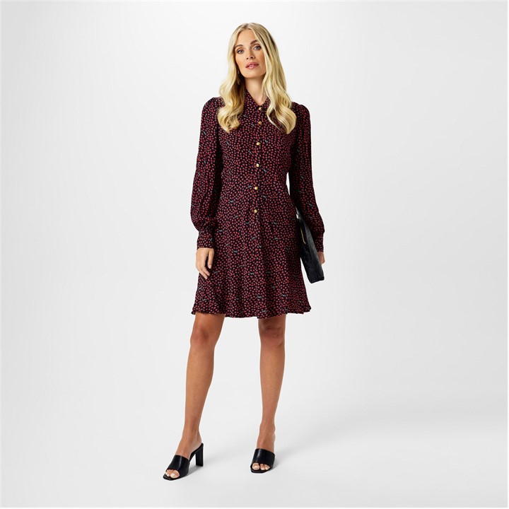 BIBA BIBA SHIRT COLLAR DRESS
