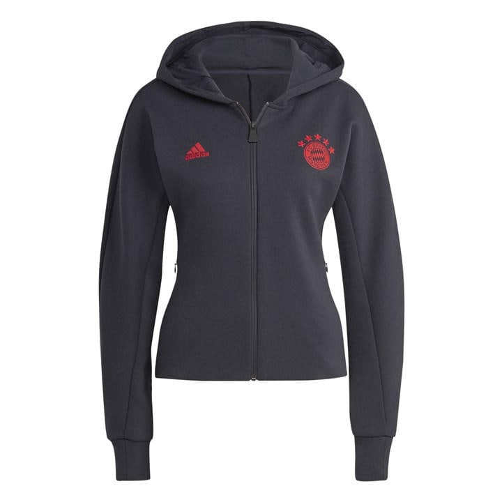 Adidas Women's Grey Bayern Munich Anthem Jacket Extra Large