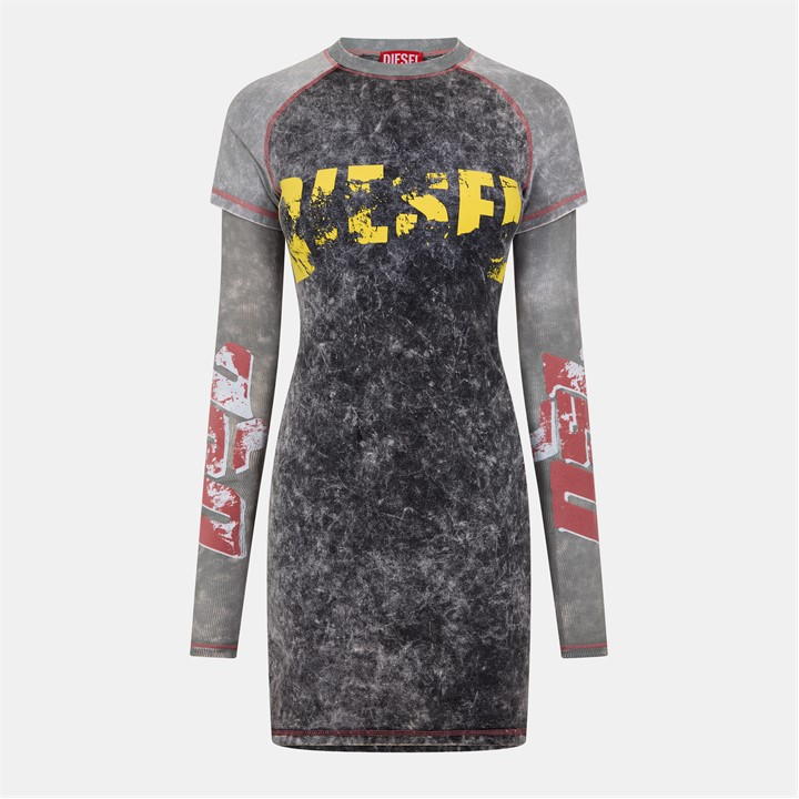 DIESEL DIESEL D-BUXT MINI DRESS