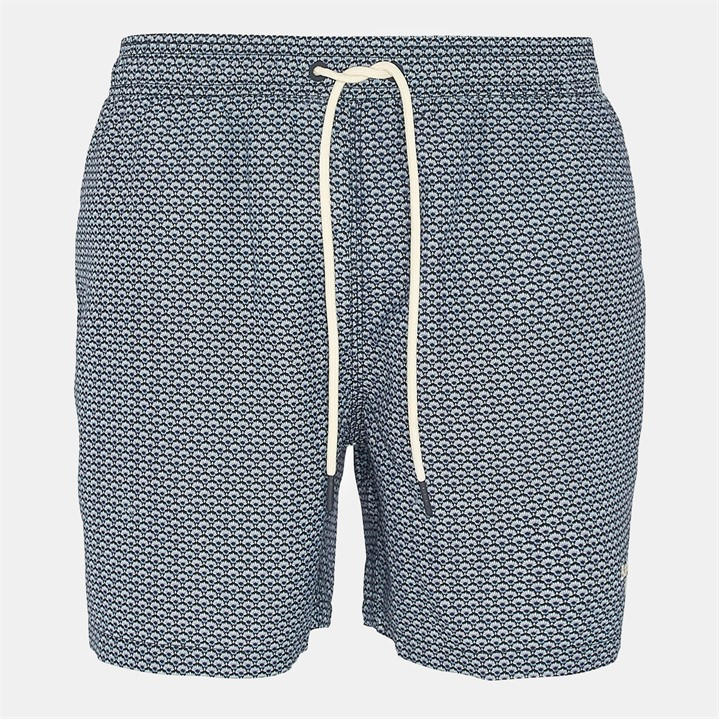 Barbour Men's Blue Shell Swim Shorts Large