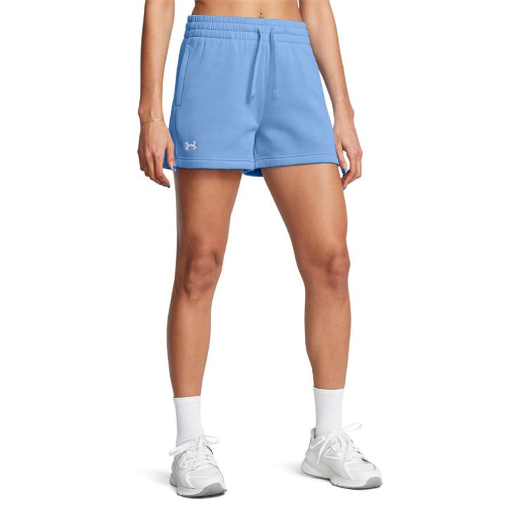 Under Armour Rival Fleece 3.5in Shorts In Blue