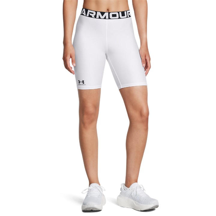 Under Armour Heatgear 8in Shorts In White