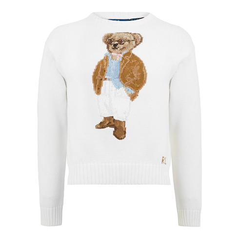 POLO RALPH LAUREN - Women's Bear Crew Neck Jumper