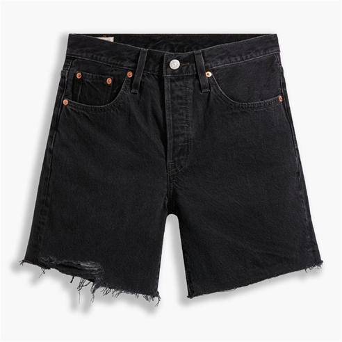 Levis - Women's Mid Thigh Denim Shorts