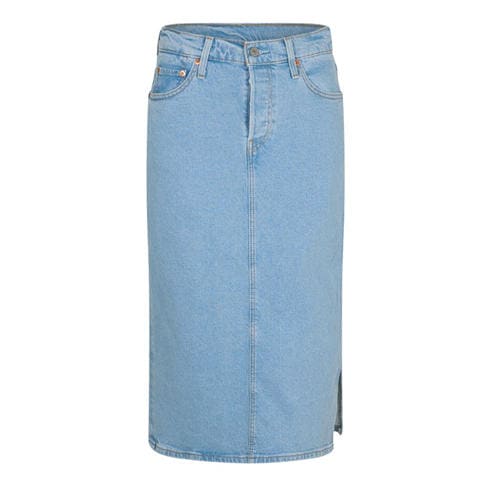 Levis - Women's Side Slit Denim Skirt