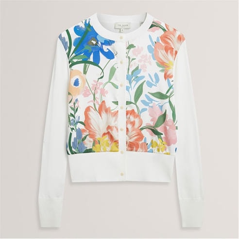 Ted Baker - Ted Baker Printed Button Through Cardigan