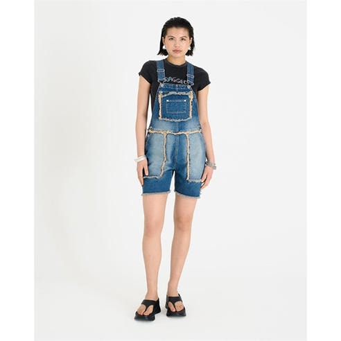The Ragged Priest - Women's Chroma Dungaree Shorts Dungarees