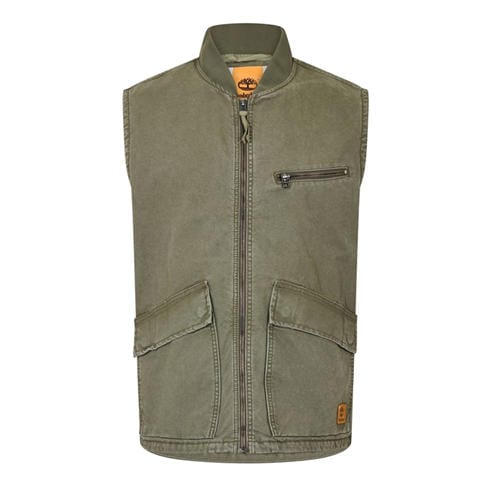 Timberland - Washed Canvas Vest Black