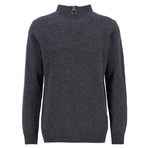 Barbour - Essential L/Wool Half Zip Jumper