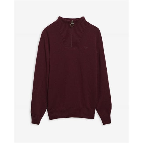 Barbour - Essential L/Wool Half Zip Jumper