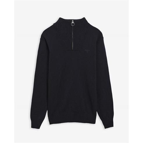 Barbour - Essential L/Wool Half Zip Jumper
