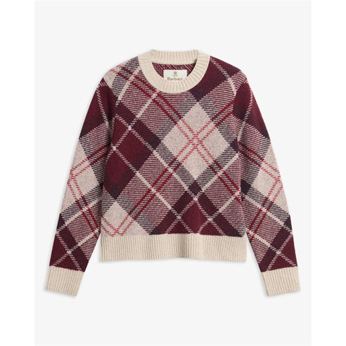 Barbour - Women's Stevie Modern Heritage Wool Slim-Fit Crew-Neck Jumper