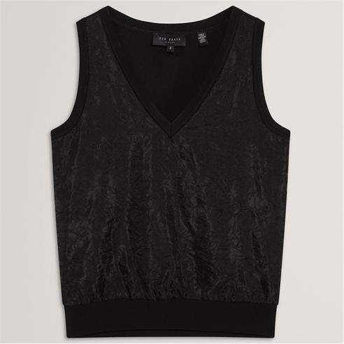 Ted Baker - Womens Lace Front Tank Knitted Top