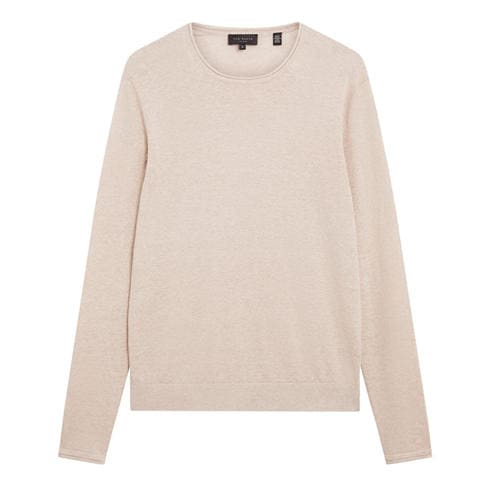 Ted Baker - Mens Linen Blend Crew Neck Jumper