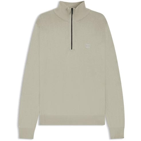 Boss - Men's Kanobix Boss Orange 1/4-Zip Cotton Cashmere Knitted Top