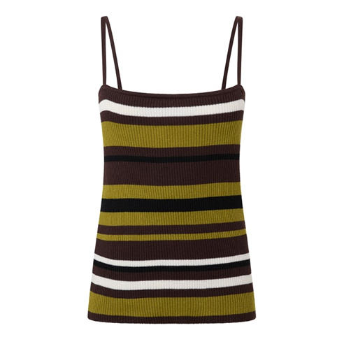 I Saw It First - Striped Knitted Cami Top