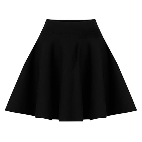 AMI PARIS - Women's Godet Viscose Mini Skirt