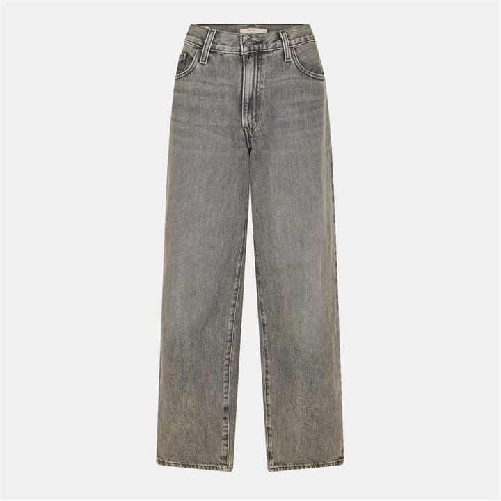 Levis Women's Grey Baggy Dad Jeans