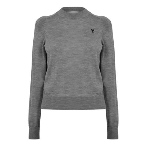 AMI PARIS - Women's Crew Sweater Neck Jumper