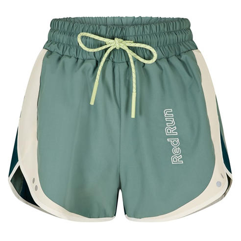 RED RUN - Womens Skyline Colourblock Running Shorts