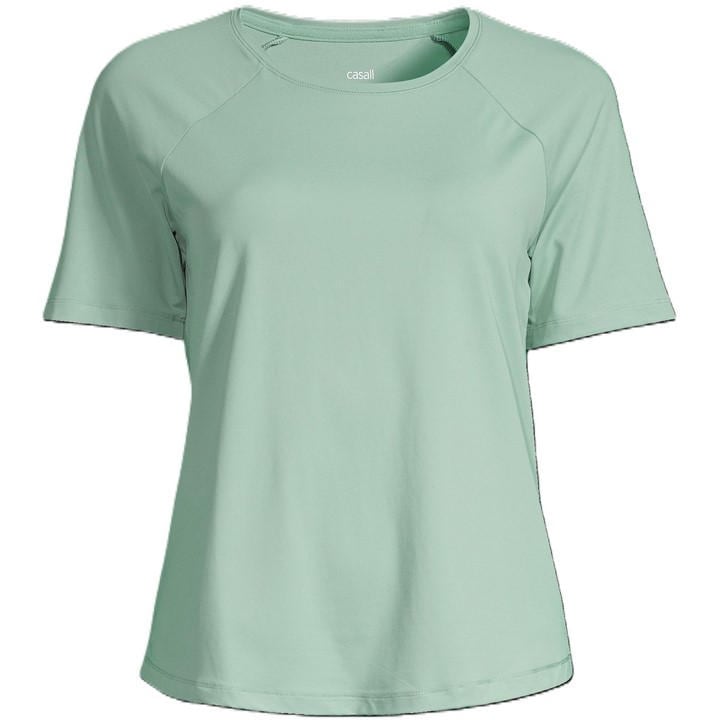 Casall Short Sleeve T-shirt Women In Green