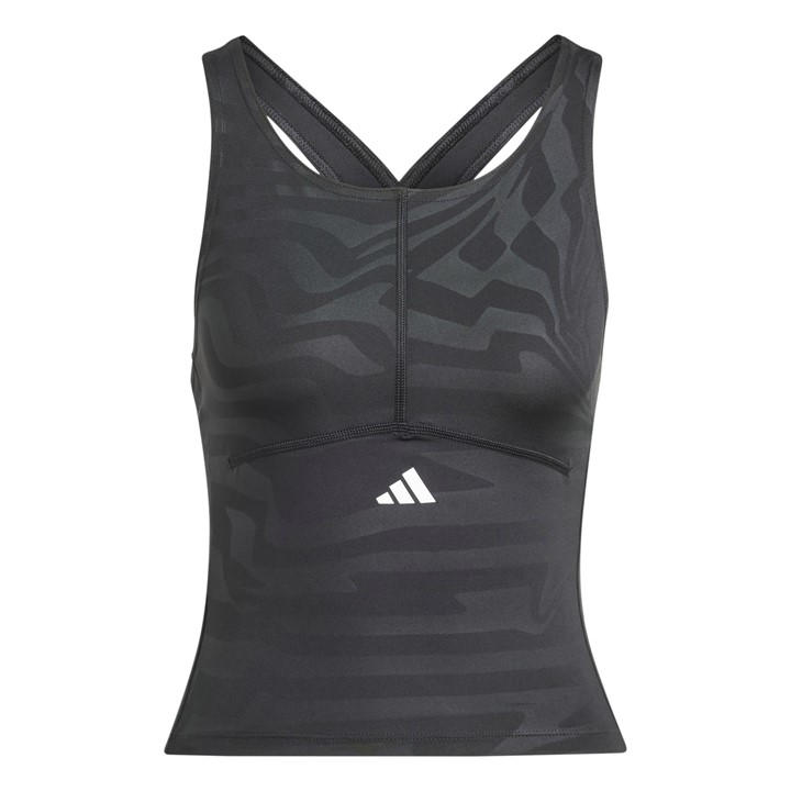 ADIDAS ORIGINALS TECHFIT PRINTED CROP TRAINING TANK TOP WOMEN